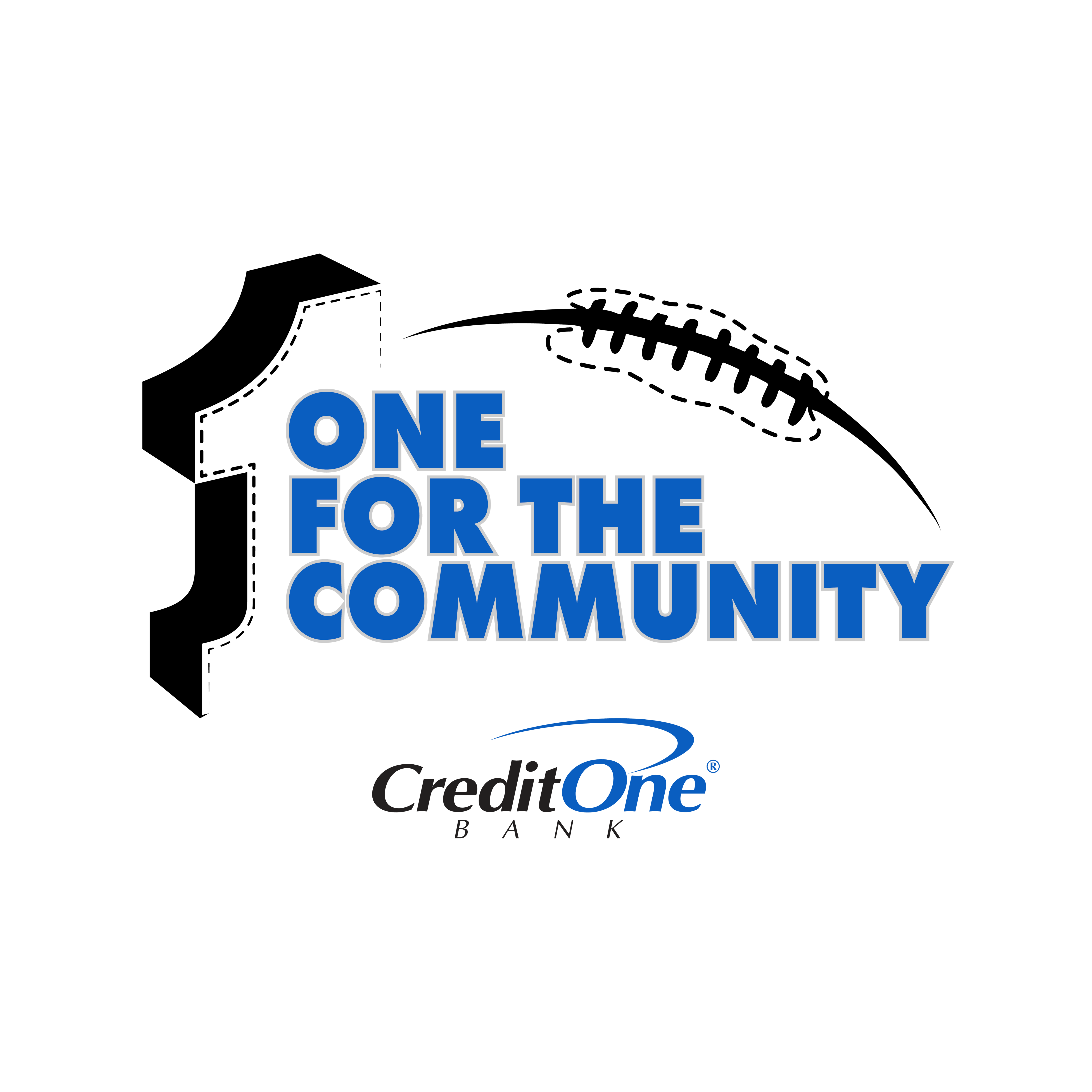 One For The Community check presentation event