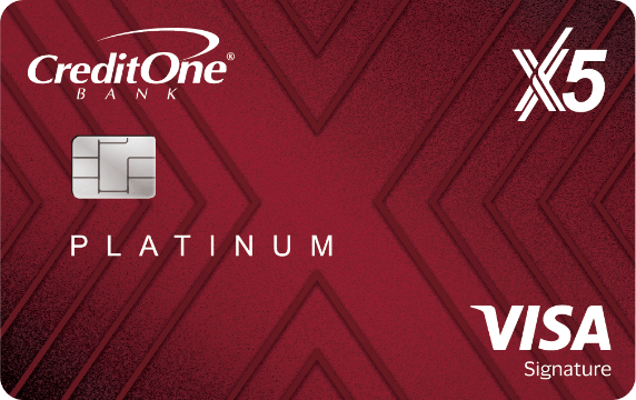 Credit One Bank Platinum X5 Visa Signature