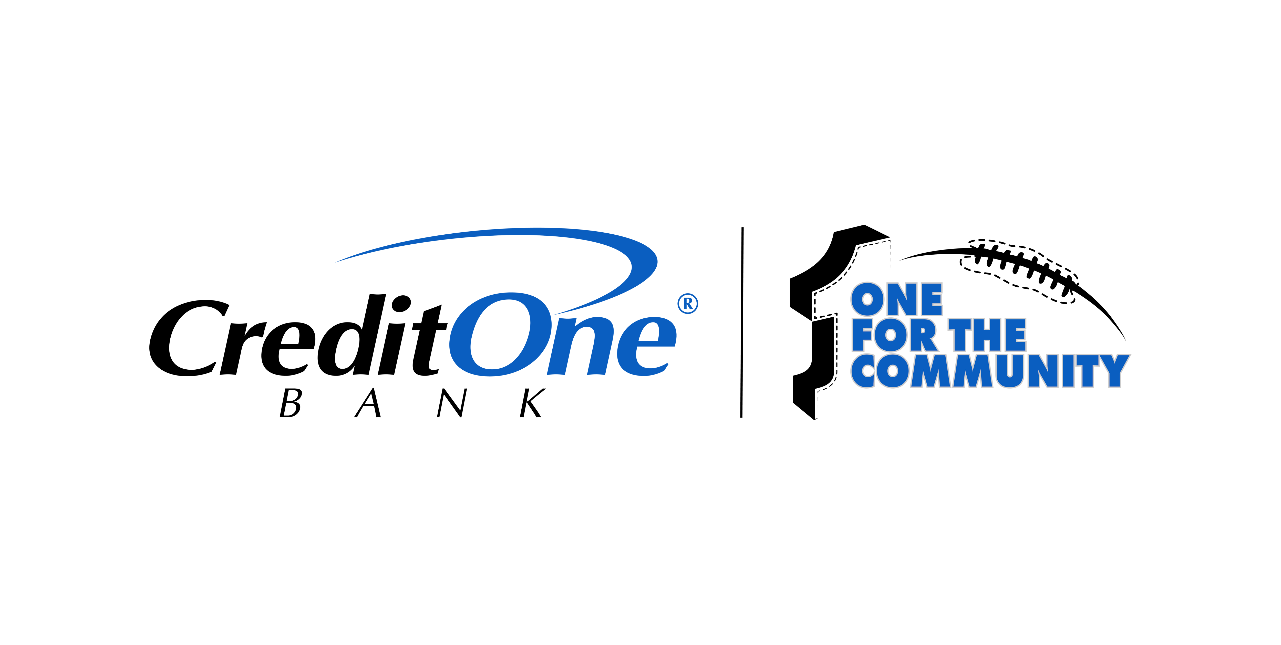 Credit One Bank One For The Community Logo